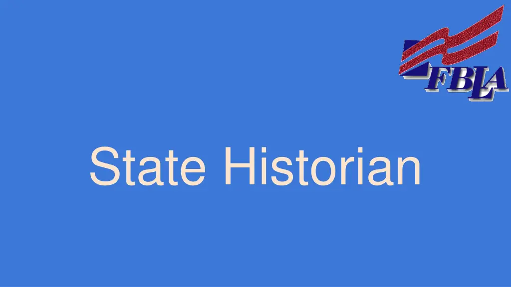 state historian