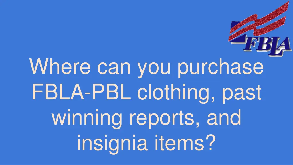 where can you purchase fbla pbl clothing past