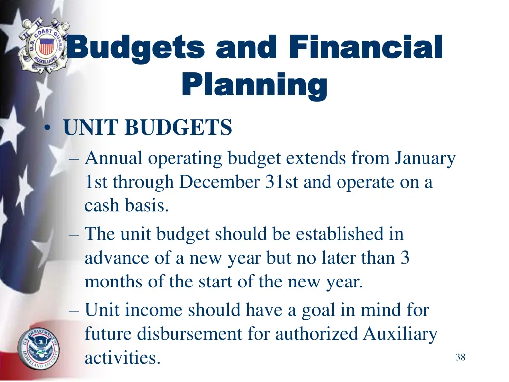 budgets and financial budgets and financial