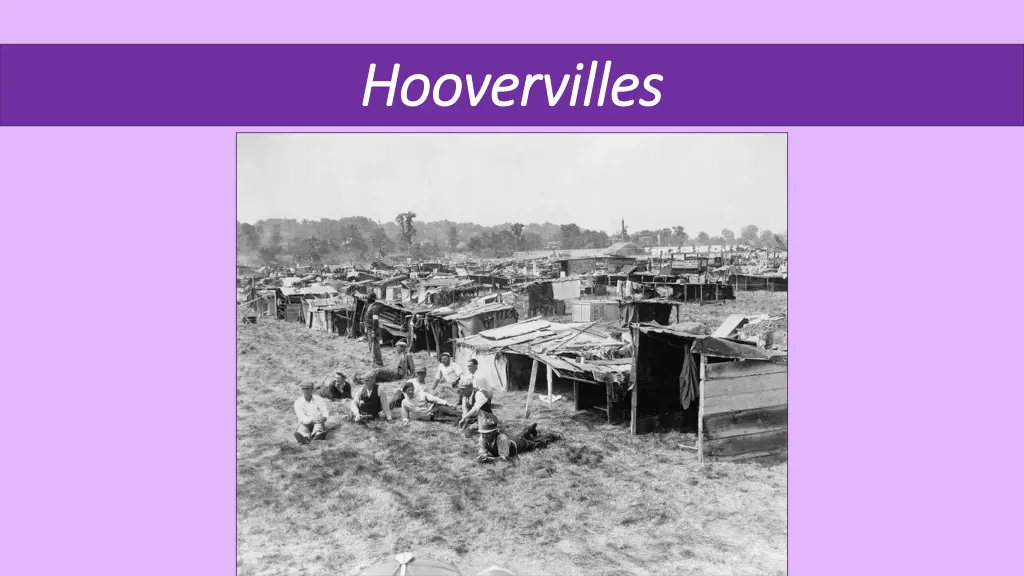 hoovervilles hoovervilles