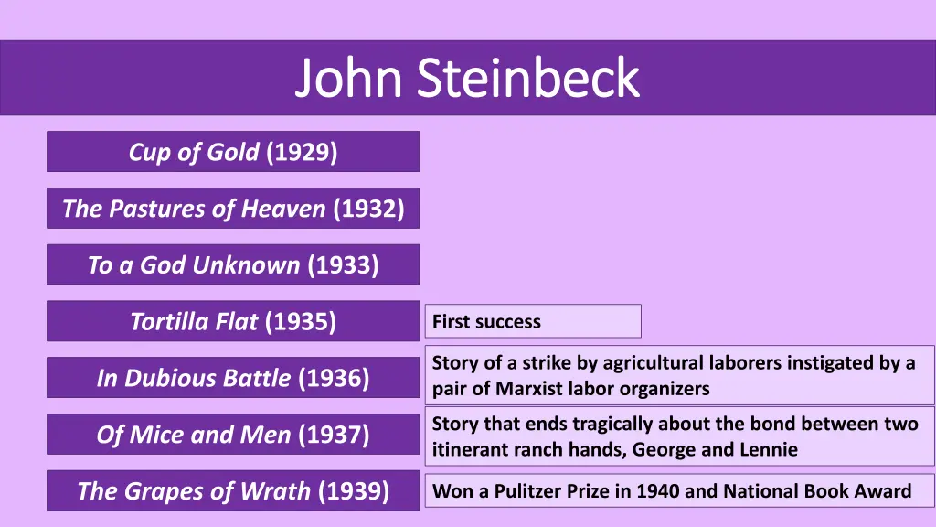 john steinbeck john steinbeck 2