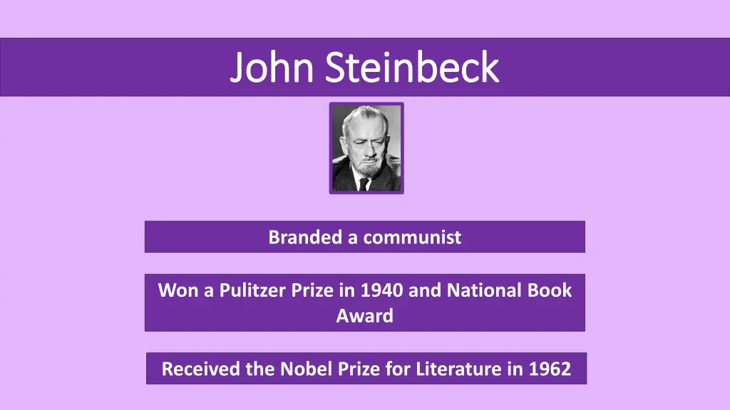 john steinbeck john steinbeck 3