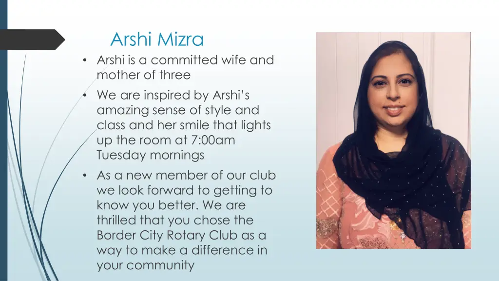 arshi mizra arshi is a committed wife and mother