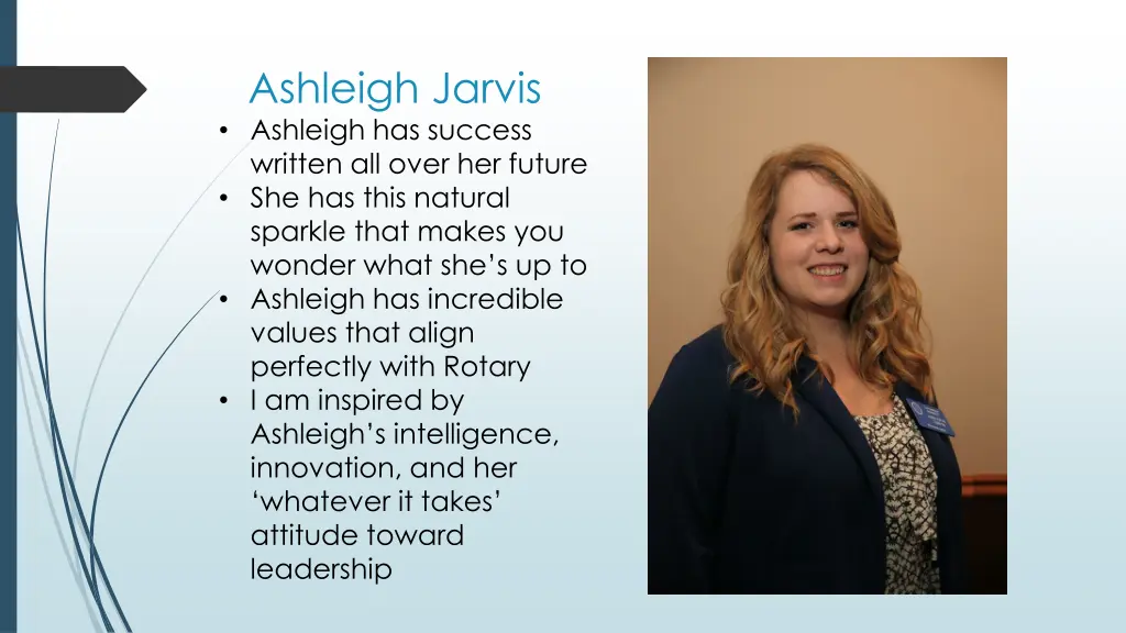 ashleigh jarvis ashleigh has success written