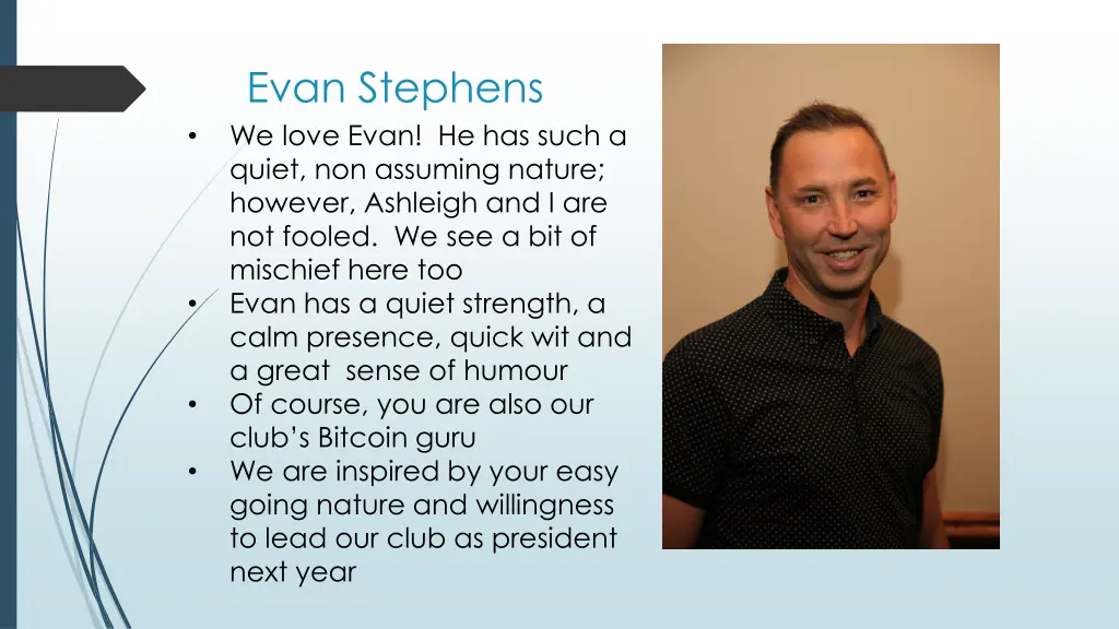 evan stephens we love evan he has such a quiet