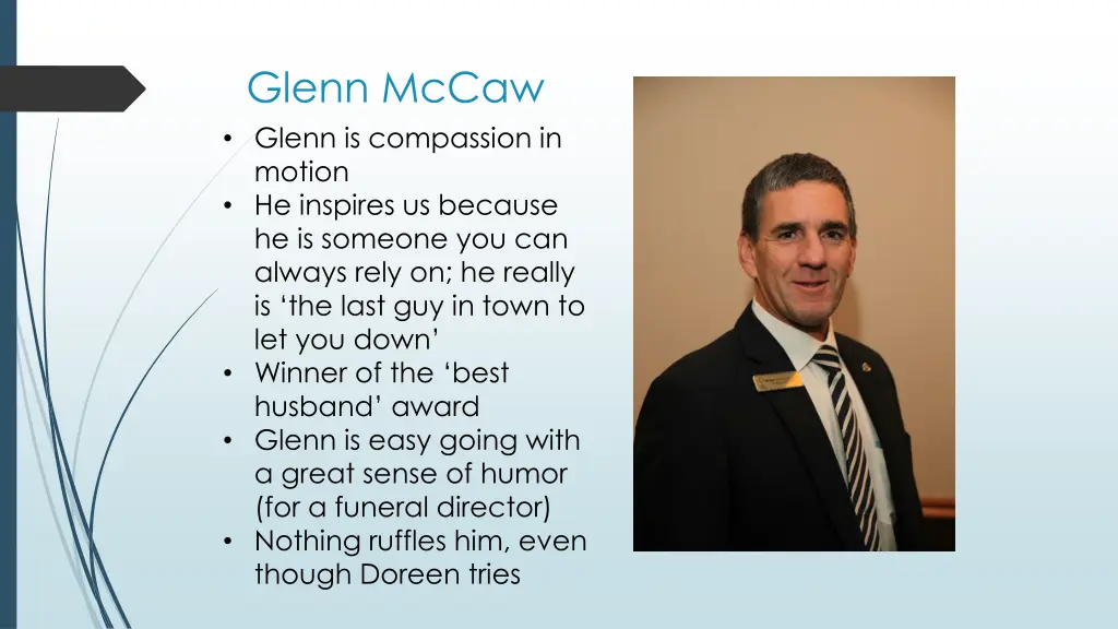 glenn mccaw glenn is compassion in motion