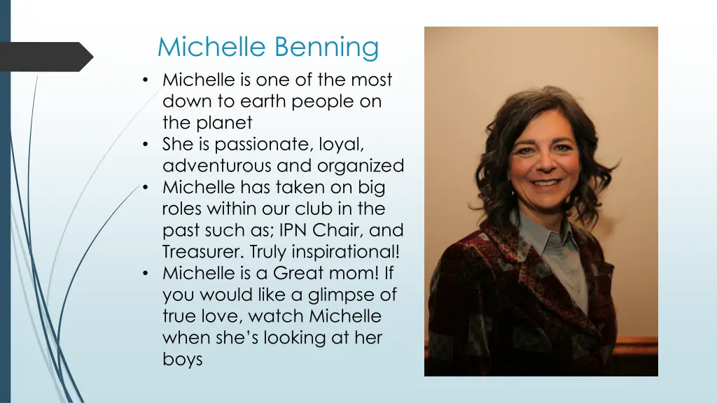 michelle benning michelle is one of the most down