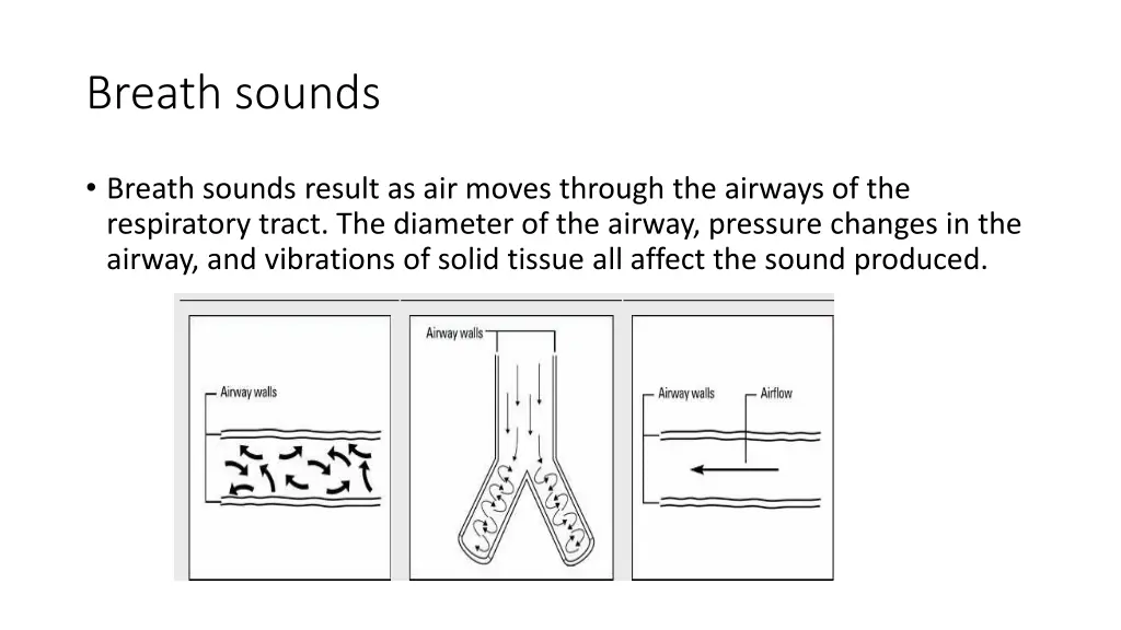 laminar airflow in the small airways