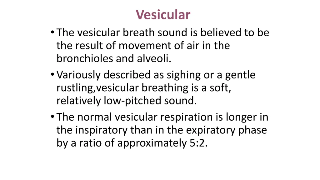 vesicular