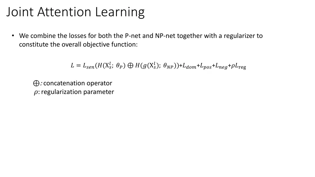 joint attention learning