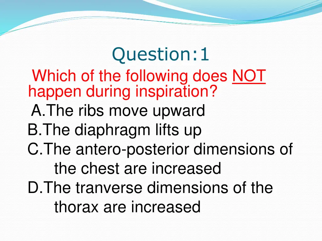 question 1