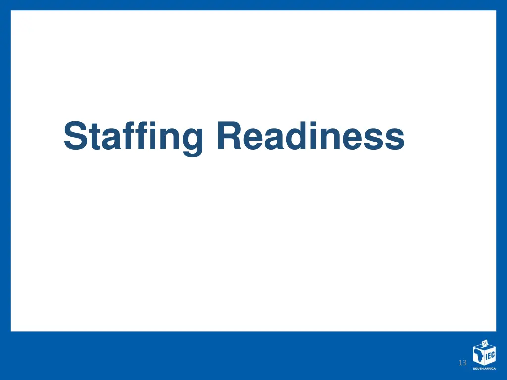 staffing readiness