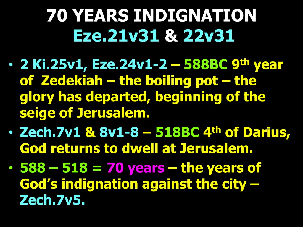 70 years indignation eze 21v31 22v31