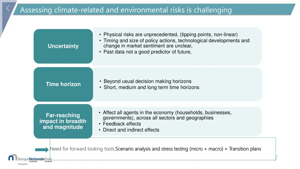 assessing climate related and environmental risks