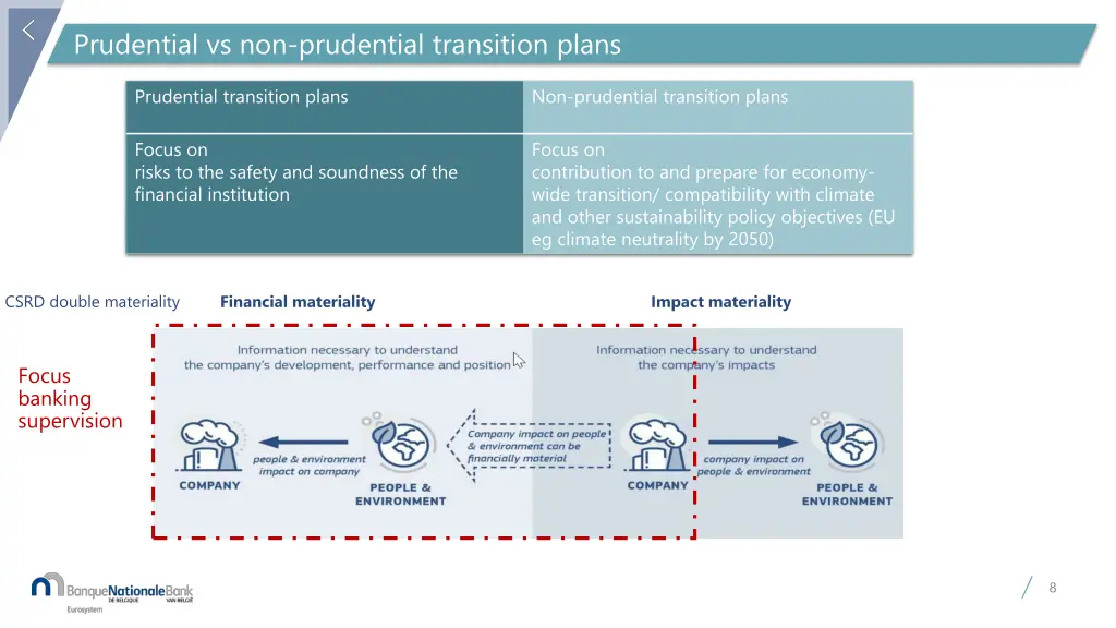 prudential vs non prudential transition plans 1