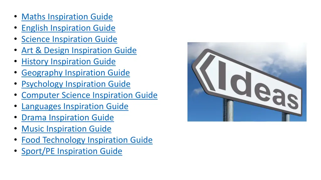 maths inspiration guide english inspiration guide