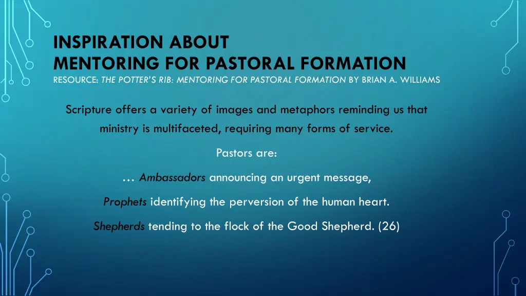 inspiration about mentoring for pastoral 11