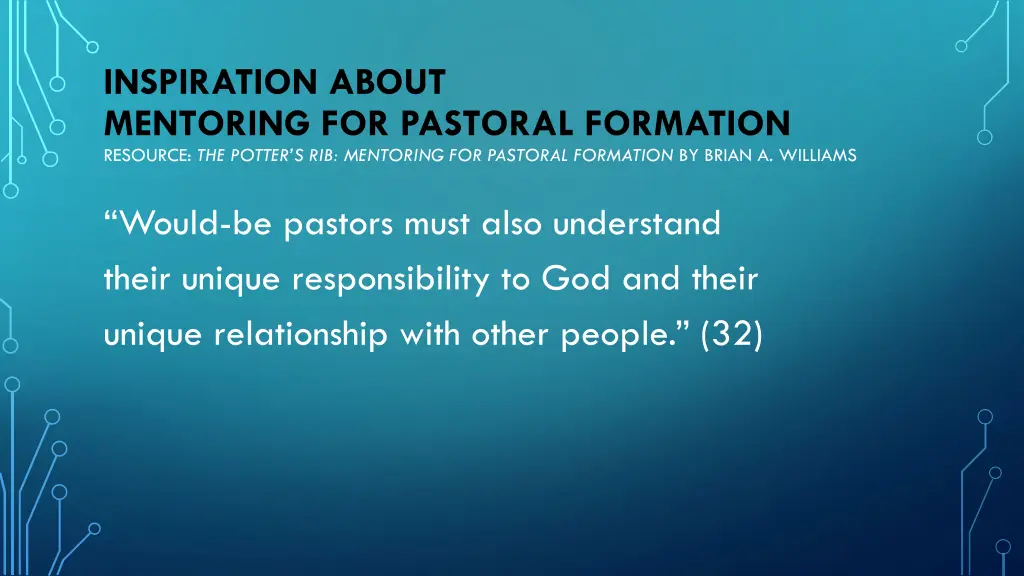 inspiration about mentoring for pastoral 14