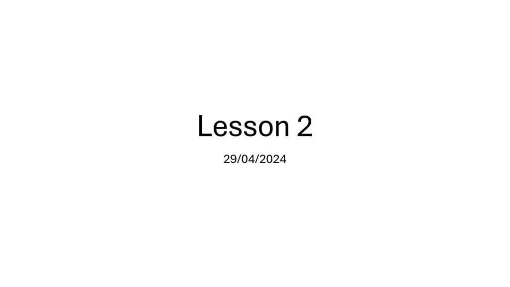 lesson2 29 04 2024