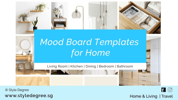 mood board templates for home