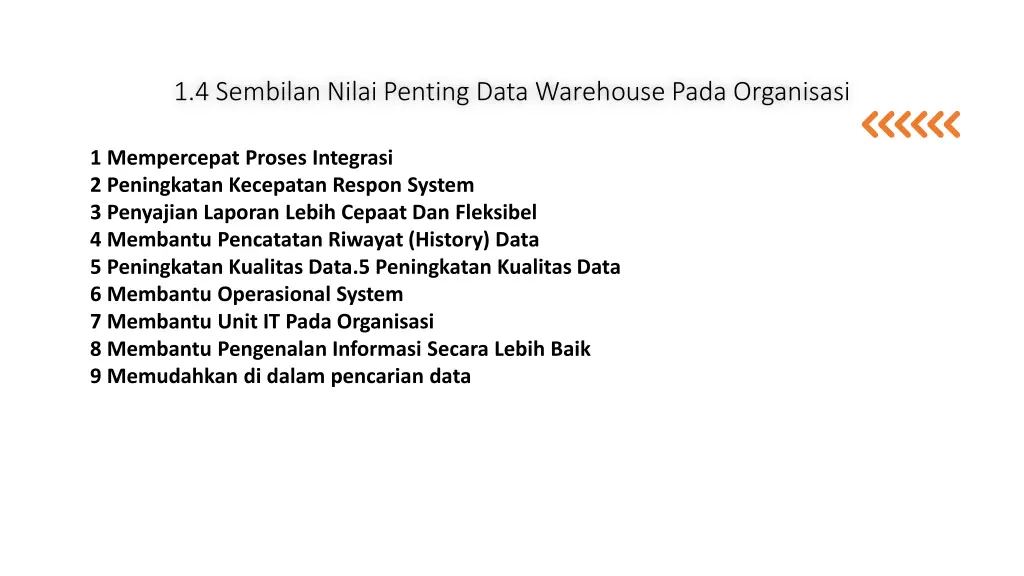 1 4 sembilan nilai penting data warehouse pada