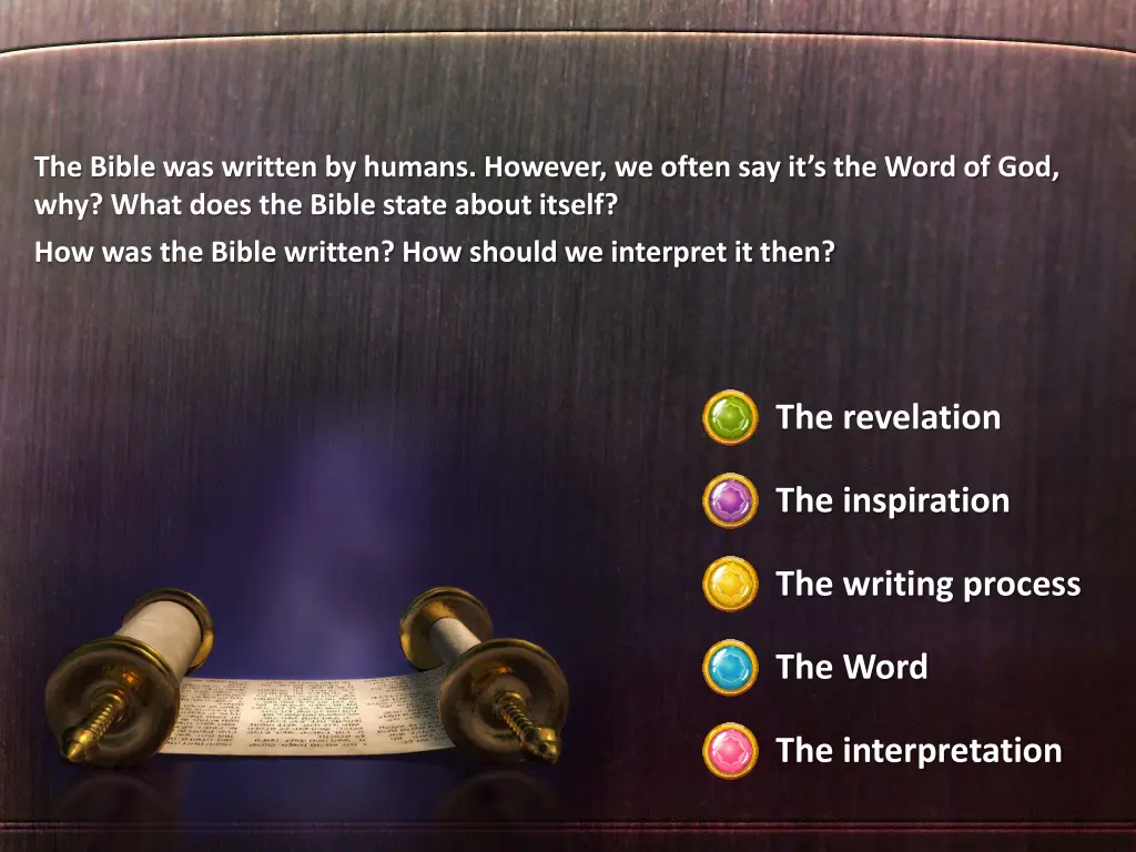 the bible was written by humans however we often