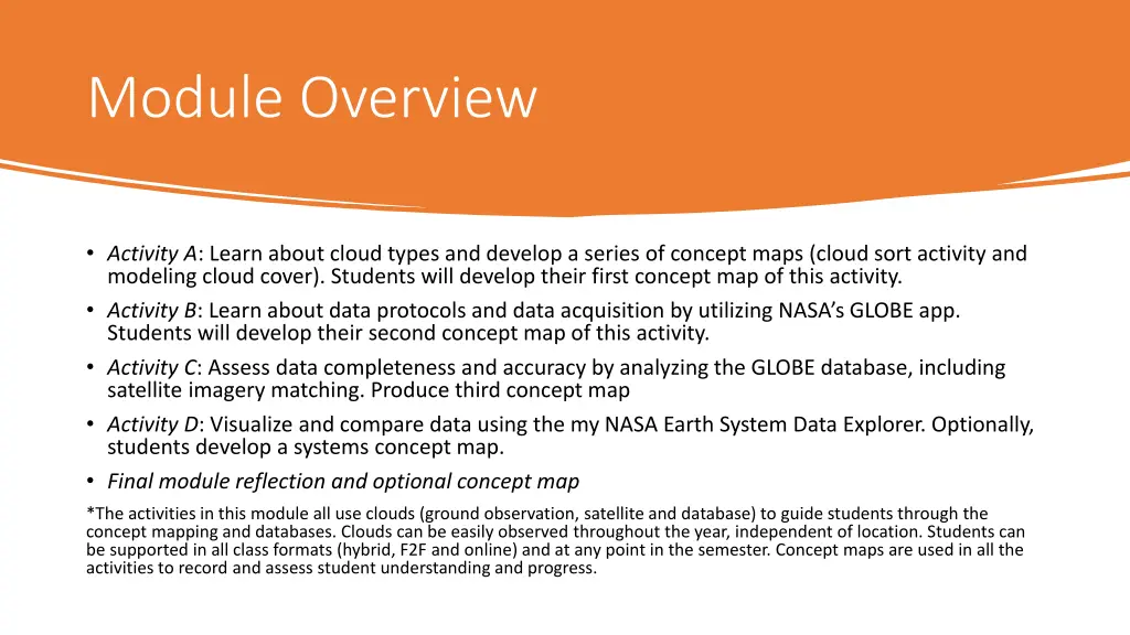 module overview