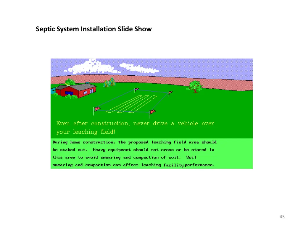 septic system installation slide show 44