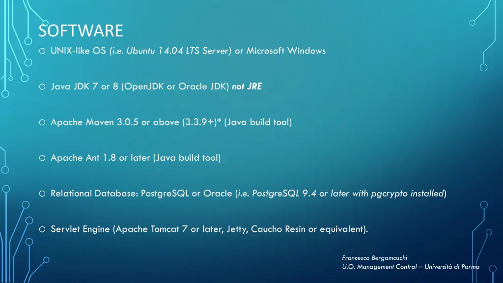 software o unix like os i e ubuntu