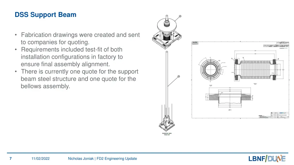 dss support beam