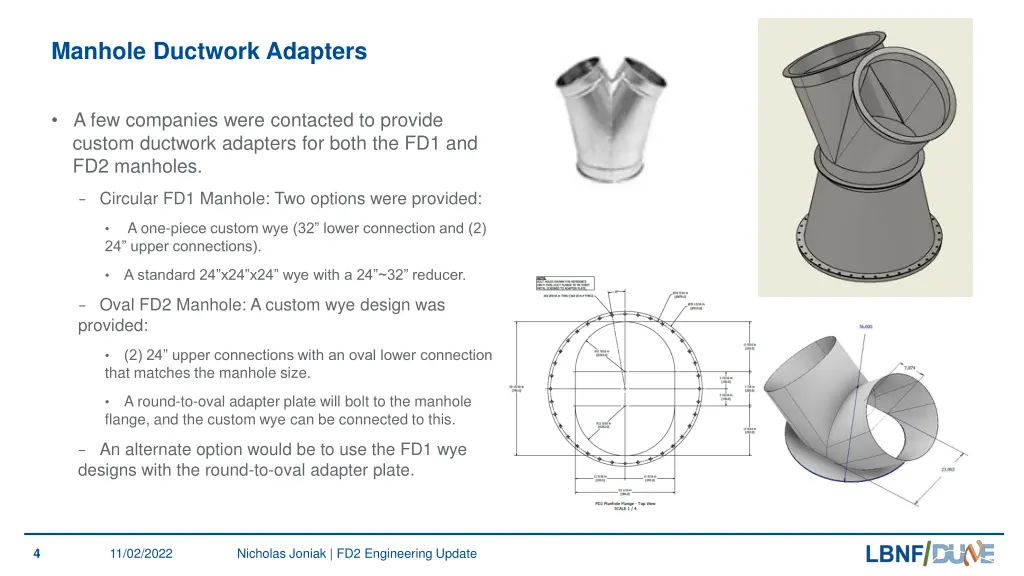 manhole ductwork adapters