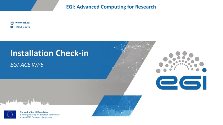 egi advanced computing for research