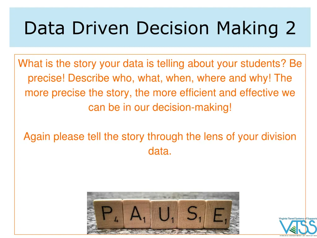 data driven decision making 2