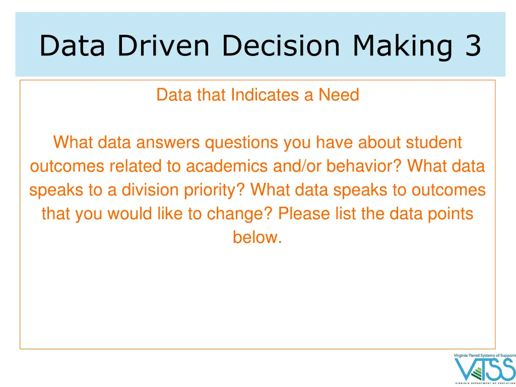 data driven decision making 3