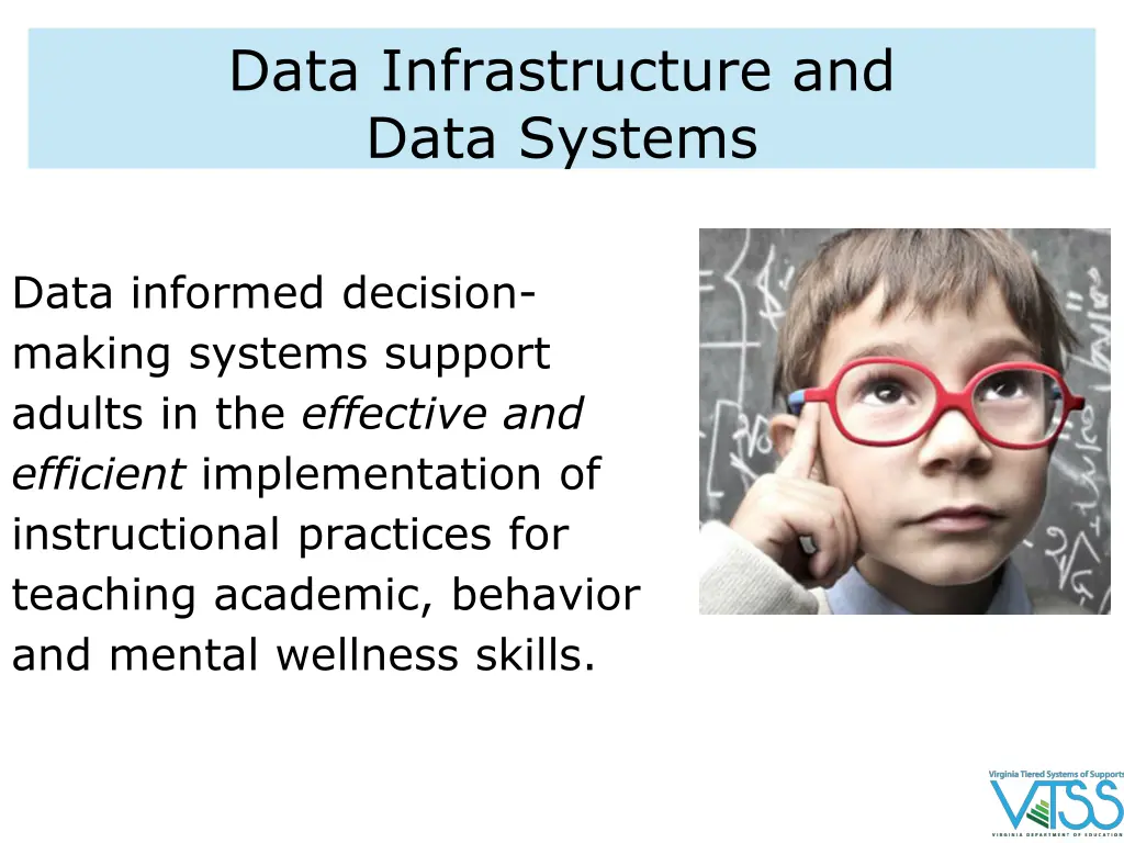 data infrastructure and data systems