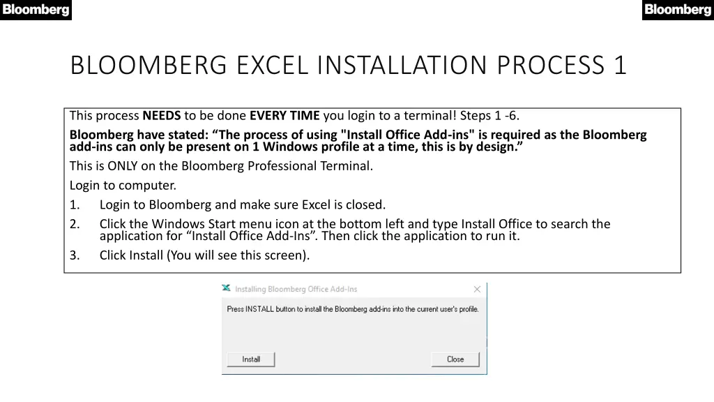 bloomberg excel installation process 1