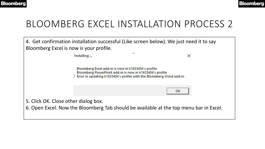 bloomberg excel installation process 2