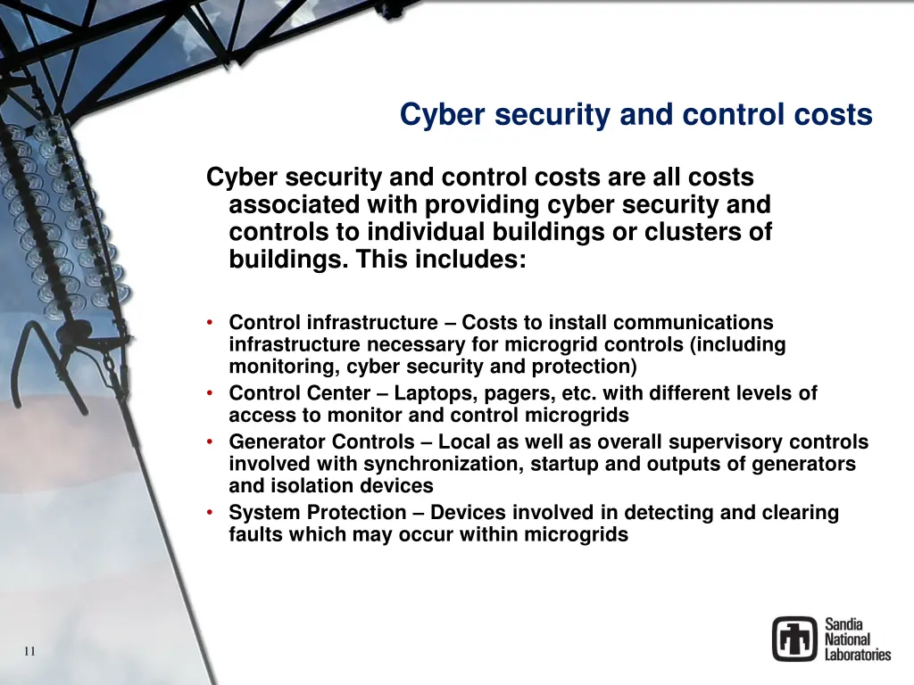 cyber security and control costs