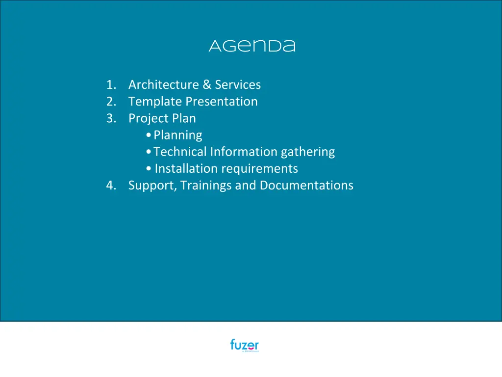 agenda 1