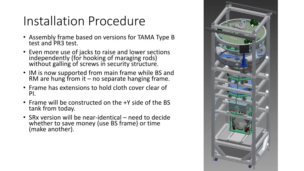 installation procedure