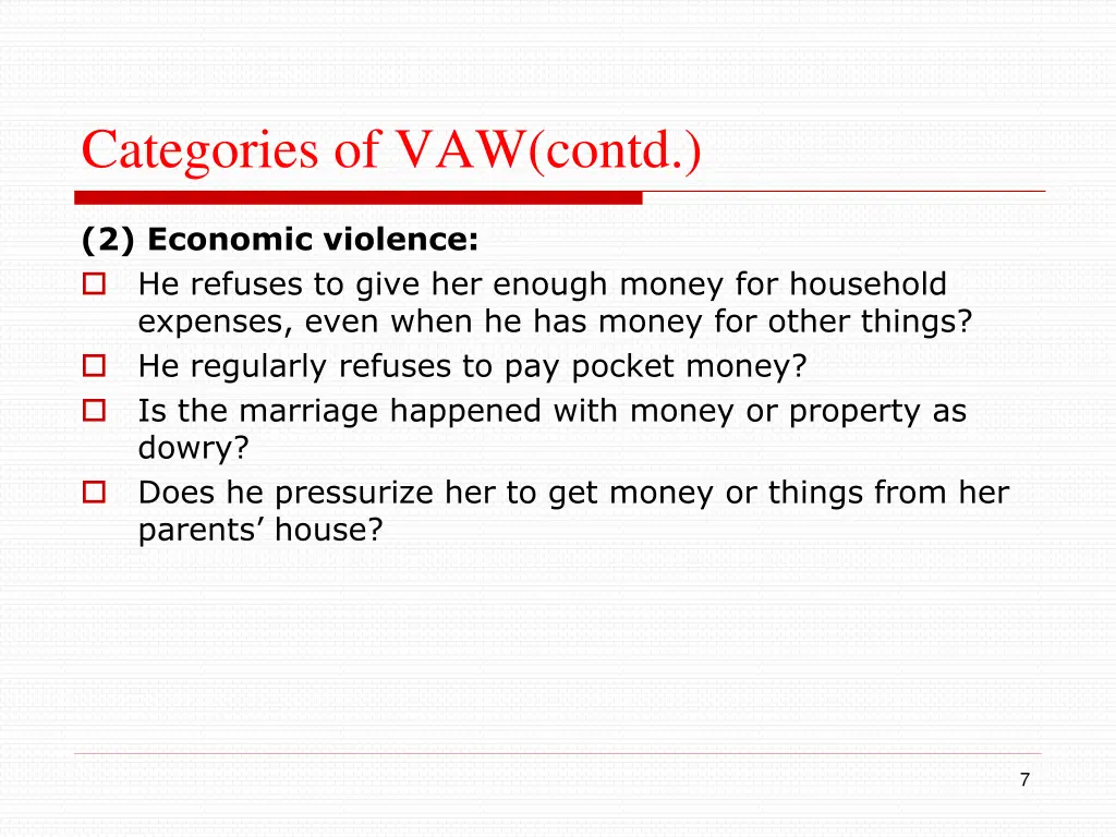 categories of vaw contd 1