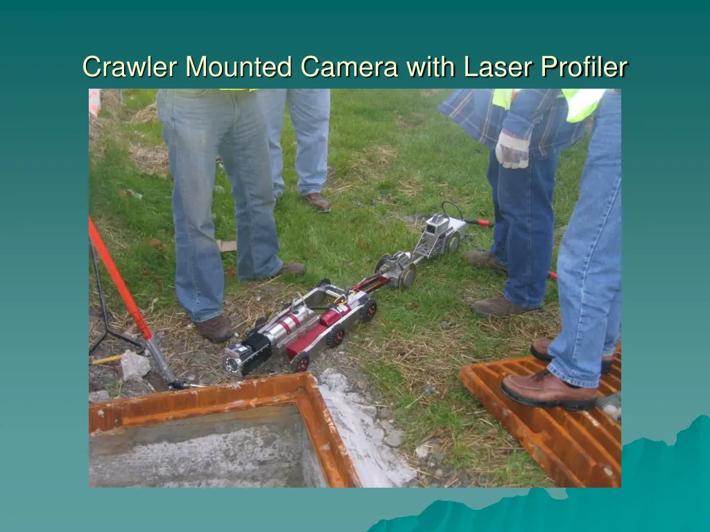 crawler mounted camera with laser profiler 2