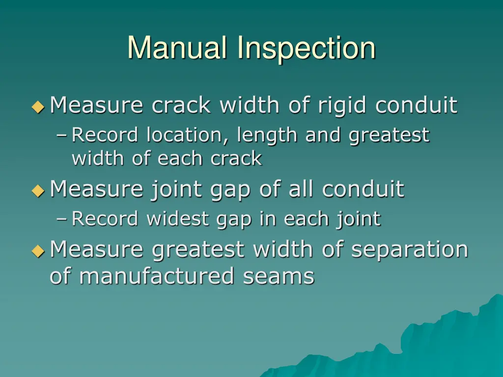 manual inspection 1