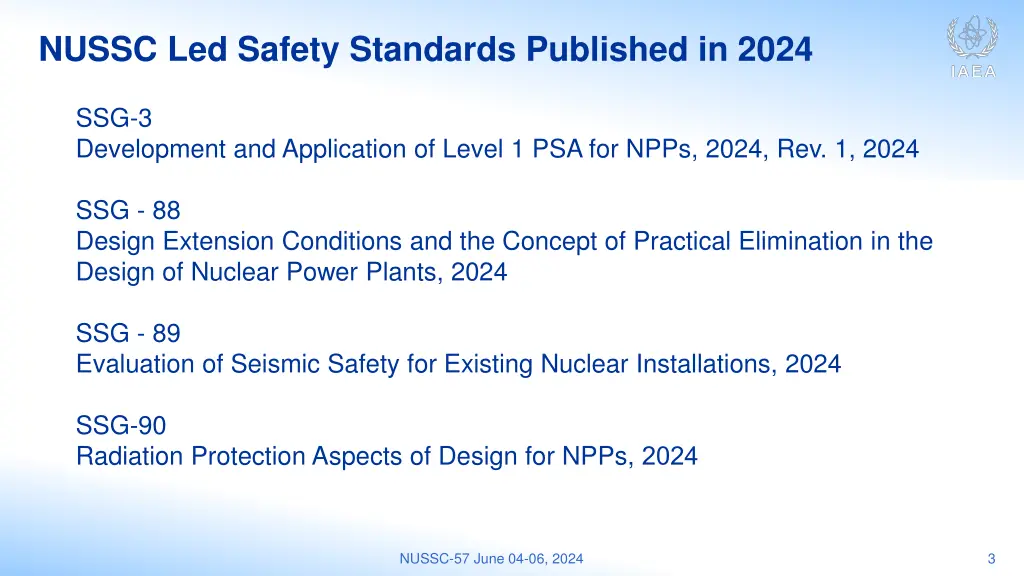 nussc led safety standards published in 2024