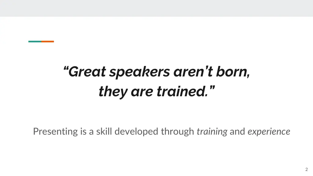 great speakers aren t born they are trained