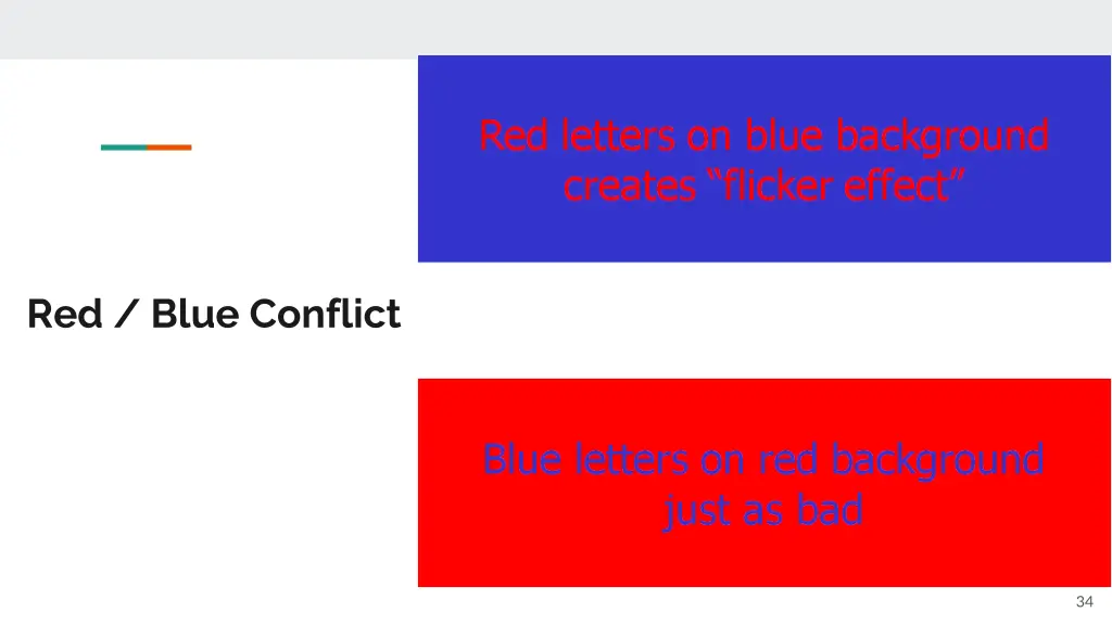 red blue conflict