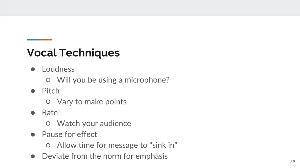 vocal techniques