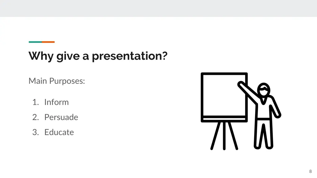 why give a presentation