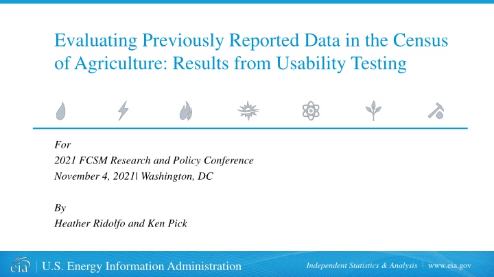 evaluating previously reported data in the census