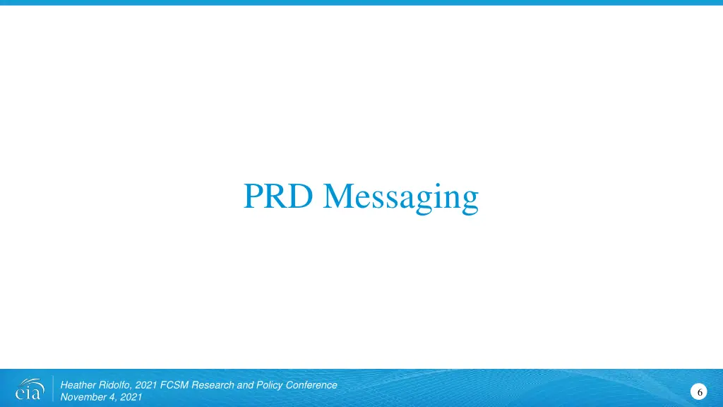 prd messaging